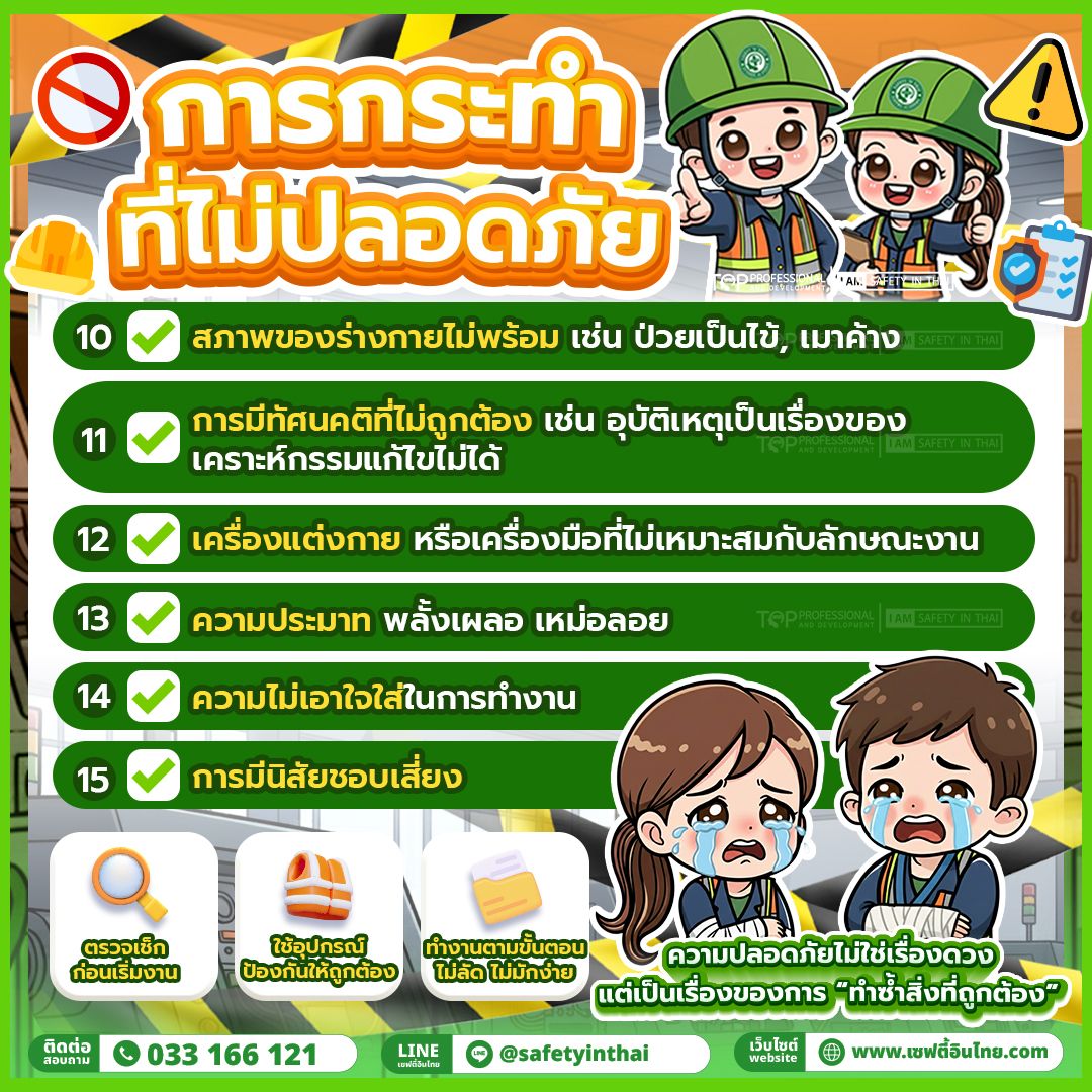 การกระทำที่ไม่ปลอดภัย