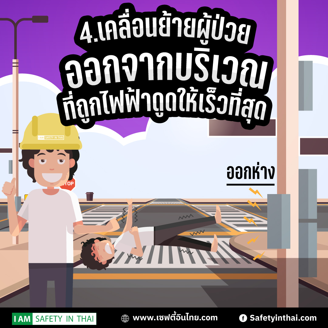 วิธีช่วยเหลือคนถูกไฟดูดเบื้องต้น