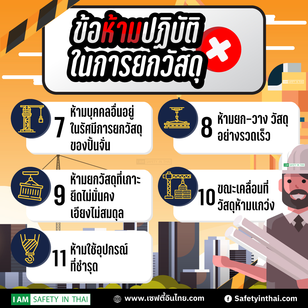  บทบาทหน้าที่ความรับผิดชอบของผู้บังคับเครน-ปั้นจั่น ข้อห้าม